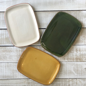 Serving Trays: Spanish Coloured Terracotta Platter - Large