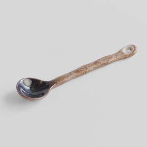 Ceramics: Green Crystal Porcelain Spoon
