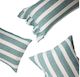 Emerald Stripe Pillowcase Set