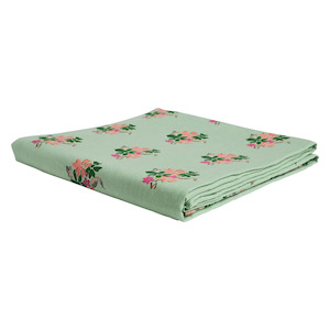 Sage Clare: Neve Linen Fitted Sheet - Sage - Queen