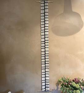 Art: Textile Totem - Community White / Black