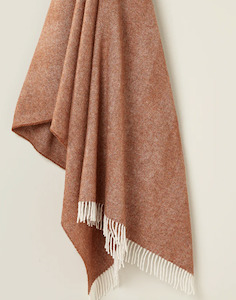 Throws: Herringbone Brick Wool Throw