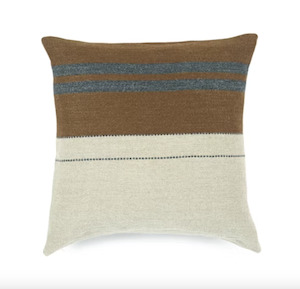 Libeco: Highland Stripe Cushion - Smoke