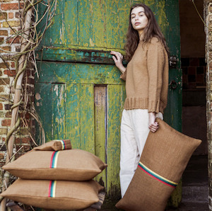 Libeco: Jasper Cushion Cover 40x80 - Ginger