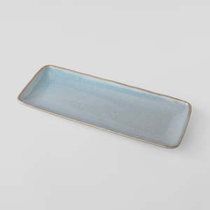 Tableware: Steel Grey Sashimi Plate
