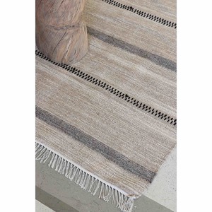 Homewares: Tribal Wool Rug in Earth Tones