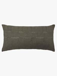 Homewares: Palermo Olive - Lumbar Cushion Cover