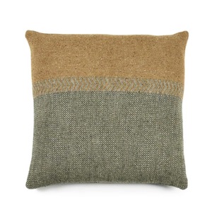 Cushion Covers 1: Jules Pillow - Green Herringbone