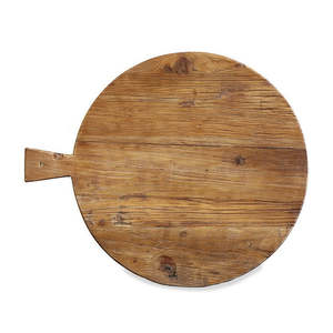 Serving Trays: Artisan Round Bread Board - 50cm Dia