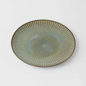 Tableware: Fantail Green Dinner Plate