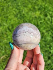 Freeforms: Flower Agate Sphere