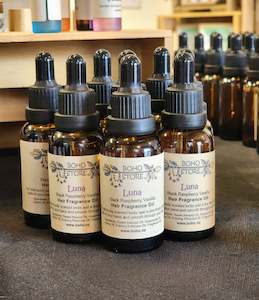 Vegan Body Care: Luna Black Raspberry Vanilla Hair Fragrance Oil