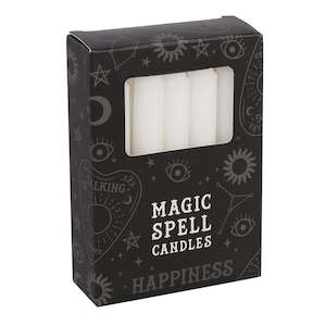 Candles: Magic Spell - White Happiness Spell Candle