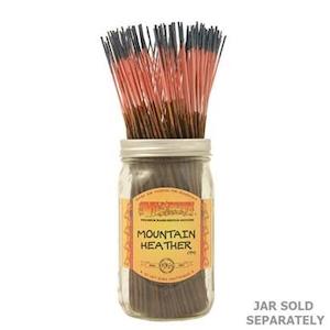 Wildberry Shorties: Wild berry Mountain Heather 11 inch Incense