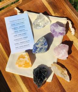 Boho Bestsellers: Raw Chakra Set