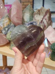 Boho Bestsellers: Rainbow Fluorite Heart