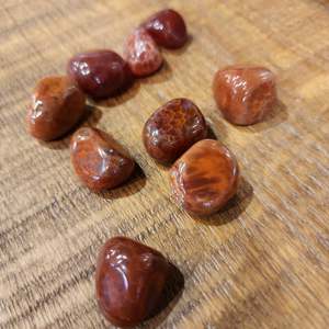 Crystals: Fire Agate Tumble