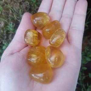 Tumbles: Yellow Fluorite Tumble