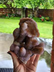 Spirit quartz with citrine