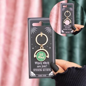 Homeware Incense Burners: Good witch / bad witch spinning key ring