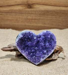 Boho Bestsellers: Amethyst Drusy Heart "Ross"