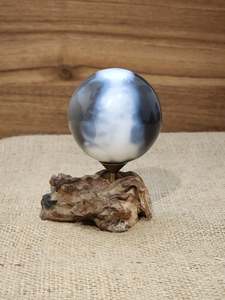 Orca Agate Sphere "Mae"