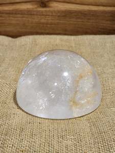 A Grade Golden Healer Quartz Dome "Storm"