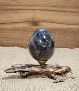 Large Smokey Quartz Egg "May"