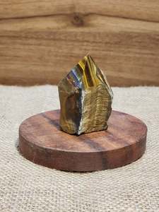 One Of A Kind Finds: Tiger Eye Top Polished Point "Quinley"