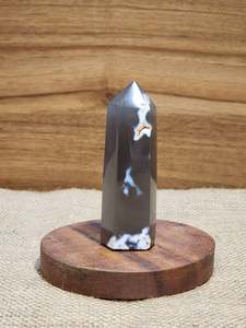 One Of A Kind Finds: Orca Agate Tower "Ottilie"
