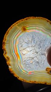 Iris Agate Slice "Fiona"