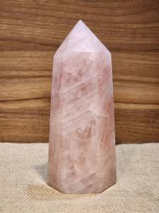 Giant Rose Quartz Tower "Caspian"