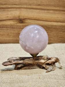 Star Rose Quartz Sphere "Maris"