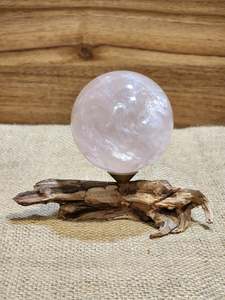 Love Happiness: Rose Quartz Sphere "Carina"