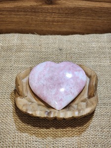 Boho Bestsellers: Pink Thulite Heart "Janet"