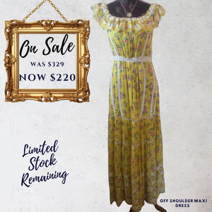 Products: Gipsy Queen - Off Shoulder Maxi Dress Boho Chic