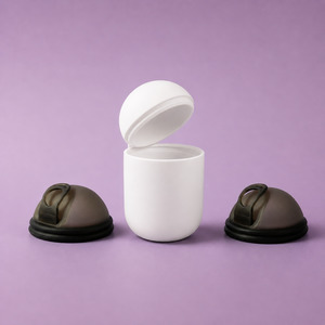 bohokiwi® Double Menstrual Disc Set + Steriliser Pod +  Purple Carrier Case
