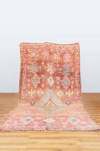 Vintage Moroccan Rug: Vintage Moroccan Boujaad Rug - Rana