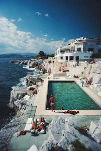 Art Prints: SLIM AARONS 'EDEN ROC POOL' PHOTOGRAPHIC PRINT