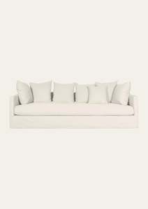 Furniture 1: Chalet Slip Cover 3 Seater Sofa - Cloud