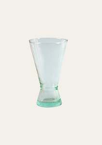 Moroccan Glassware: Moroccan Clear Wine Glass - Large