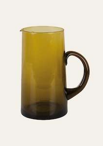 Moroccan Glassware: Moroccan Mustard Jug/Carafe