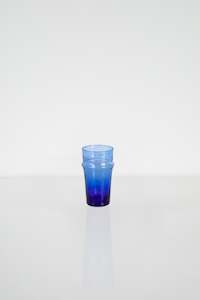 Moroccan Glassware: Moroccan Cobalt Beldi Glass - Extra Large