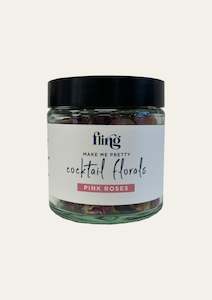 Cocktail Mixers And Accessories: Cocktail Florals - Pink Roses