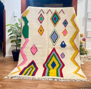 Moroccan Rugs: New Moroccan rug 195 x 2500 (0309)