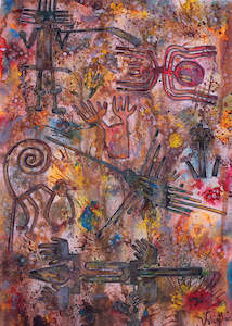 Art Prints: Valentine - Nasca lines