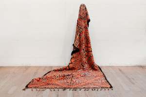 Dilber Attractive 395 x 200 mm Vintage Moroccan Boujaad Rug