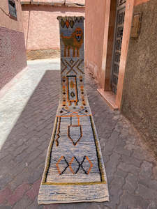 Hall Runners: Light Blue - Boujaad Runner 5100 x 700 mm-only PRESALE -