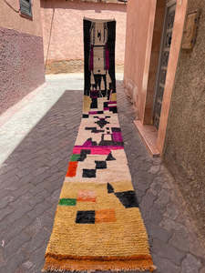 Orange and black - Boujaad Runner 6000 mm x 800 mm Only PRESALE