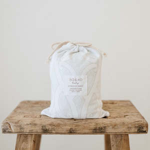 Fitted Cot Sheet | Te Pātiki Grey